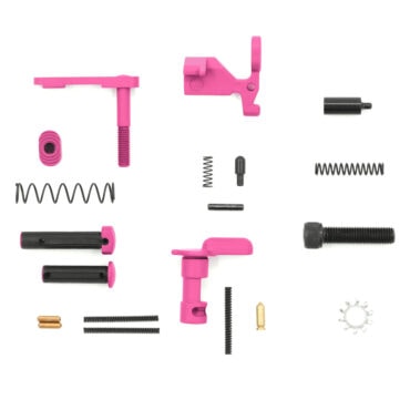 AT3 Tactical Cerakote Pro-Builder AR-15 Lower Parts Kit - Pink