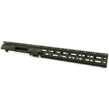 AT3 Tactical Forged AR-15 Upper Receiver with Pro Quad Rail Combo - 15 Inch - OD Green