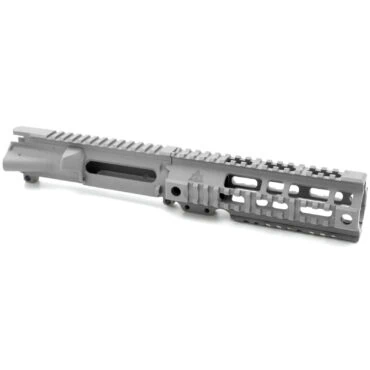 AT3 Tactical Forged AR-15 Upper Receiver with Pro Quad Rail Combo - 7 Inch - Titanium
