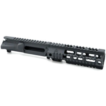 AT3 Tactical Forged AR-15 Upper Receiver with Pro Quad Rail Combo - 7 Inch - Tungsten