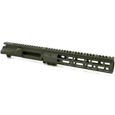 AT3 Tactical Forged AR-15 Upper Receiver with SPEAR M-LOK Handguard Combo - 9 Inch - OD Green
