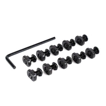 Pack of 10 T-Nuts and Screws with Allen Wrench
