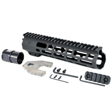 AT3 Tactical SPEAR Free Float M-LOK Handguard - 9 Inch Tungsten