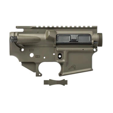 Aero Precision X15 Lower and Upper Receiver Set with Billet Trigger Guard - OD Green