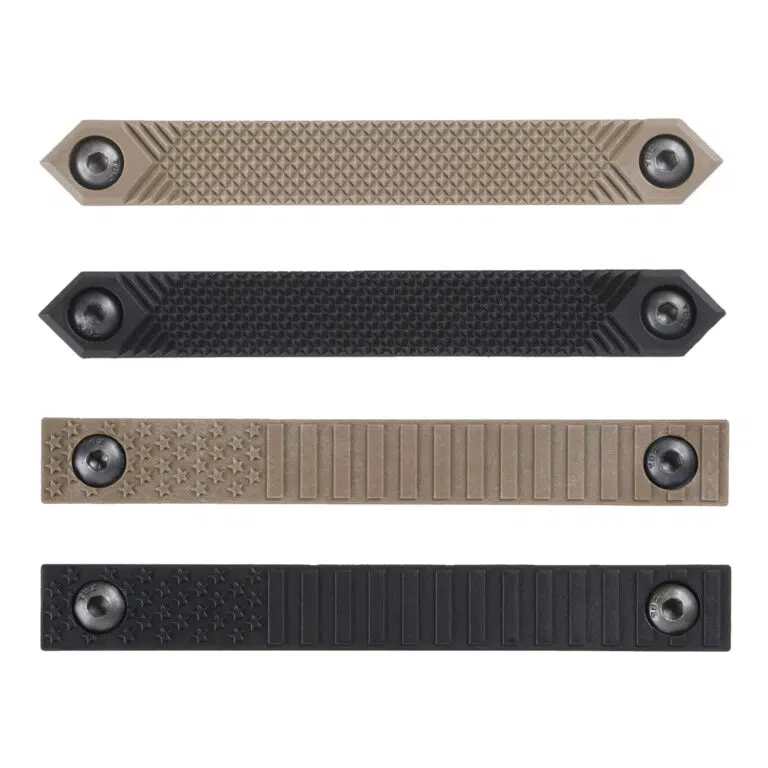 Choose from 2 Designs and 2 Colors for M-LOK Rail Covers