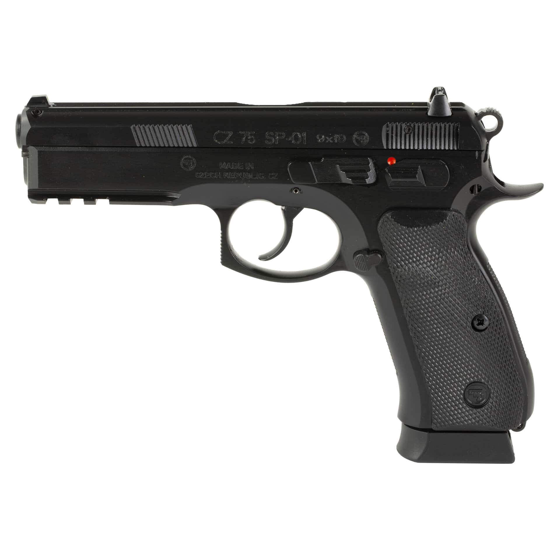 CZ 75 SP-01 9mm 4.6" Pistol - 19 Rounds - 2 Magazines