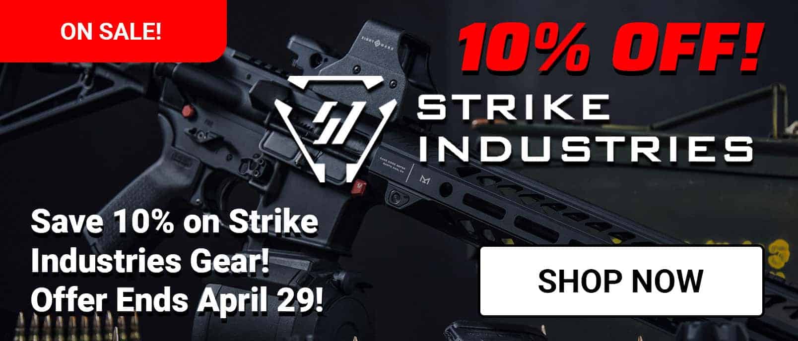 Save 10% on Strike Industries!