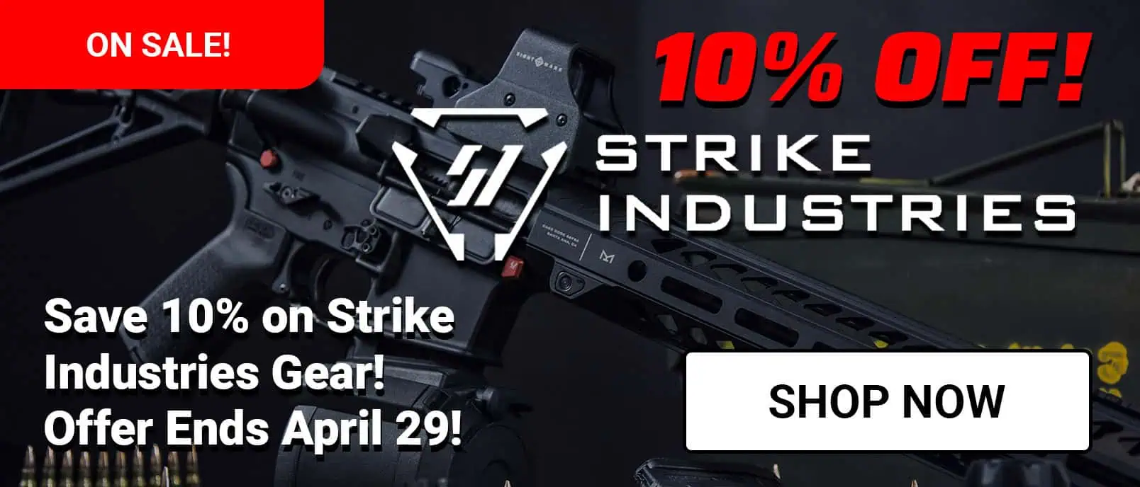 Save 10% on Strike Industries!