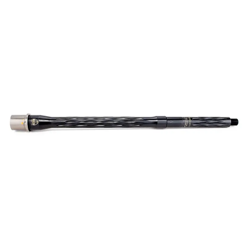Faxon Firearms Match Series – 14.5 inch Flame Fluted Barrel – .223 Wylde – 5R – 416R – Nitride – Nickel Teflon Extension