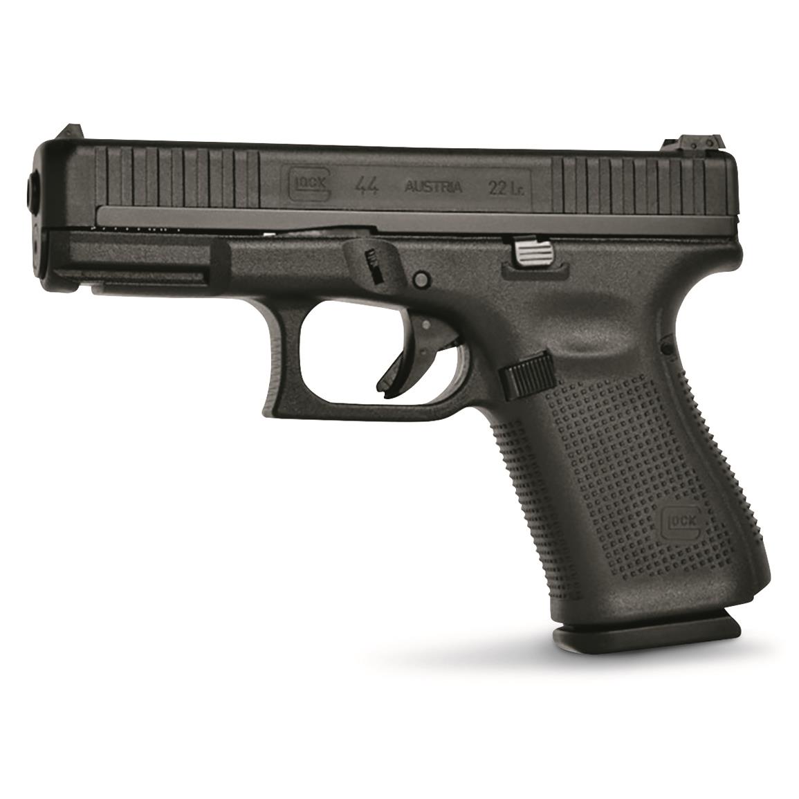 The G44 looks like other GLOCKs, but it is a .22 LR.