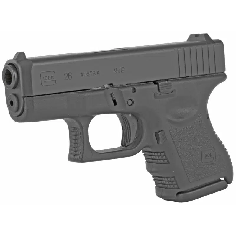 Glock 26 Gen3 9mm Sub-Compact Pistol – 10 Round – 2 Magazines
