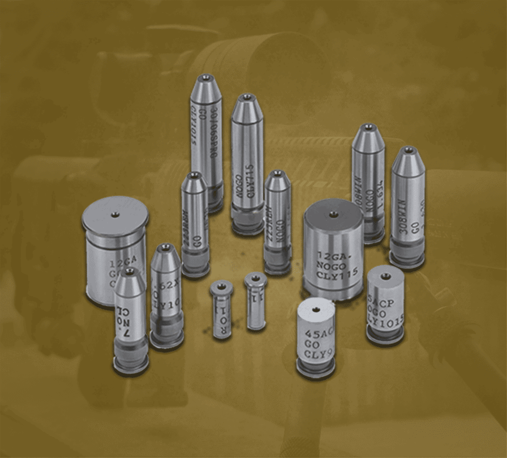 There are gauges for every caliber, as this group from Clymer Tools shows.