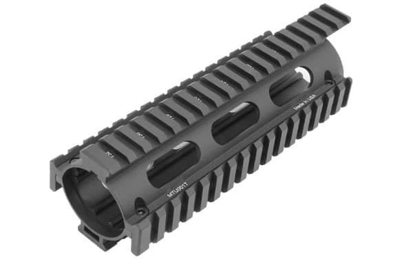 Open Box Return-UTG Pro Drop-In AR 15 Quad Rail with Extended Top Rail