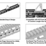 15 Inch Drop-In Rail with Ergonomic Design