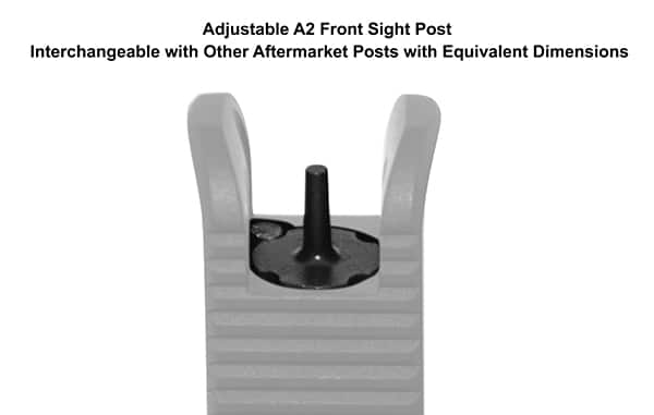 A2 Compatible Front Sight Post