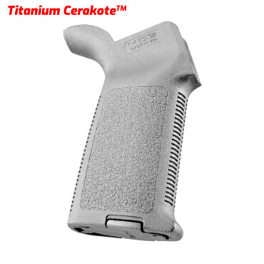 Mag415 MOE Pistol Grip with Titanium Cerakote by AT3 Tactical