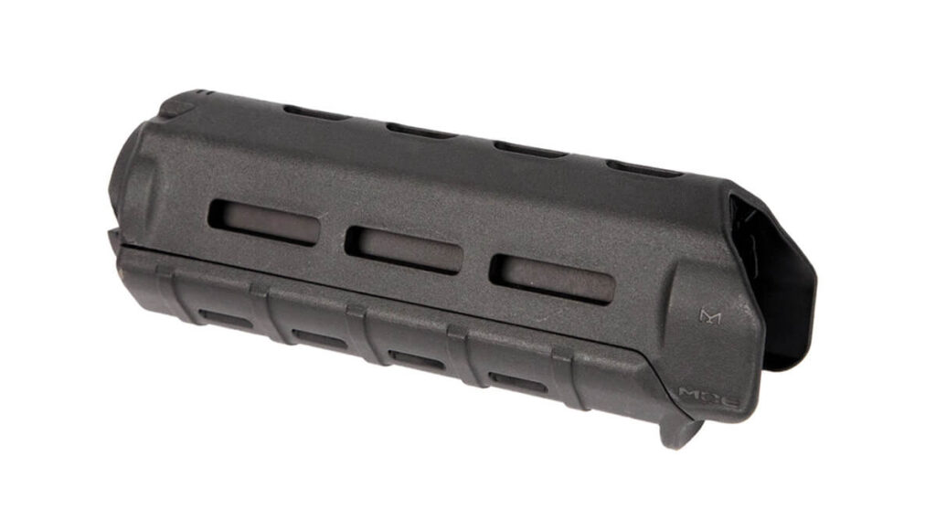 These carbine length handguards don't weigh anything, yet keep your hand protected. 