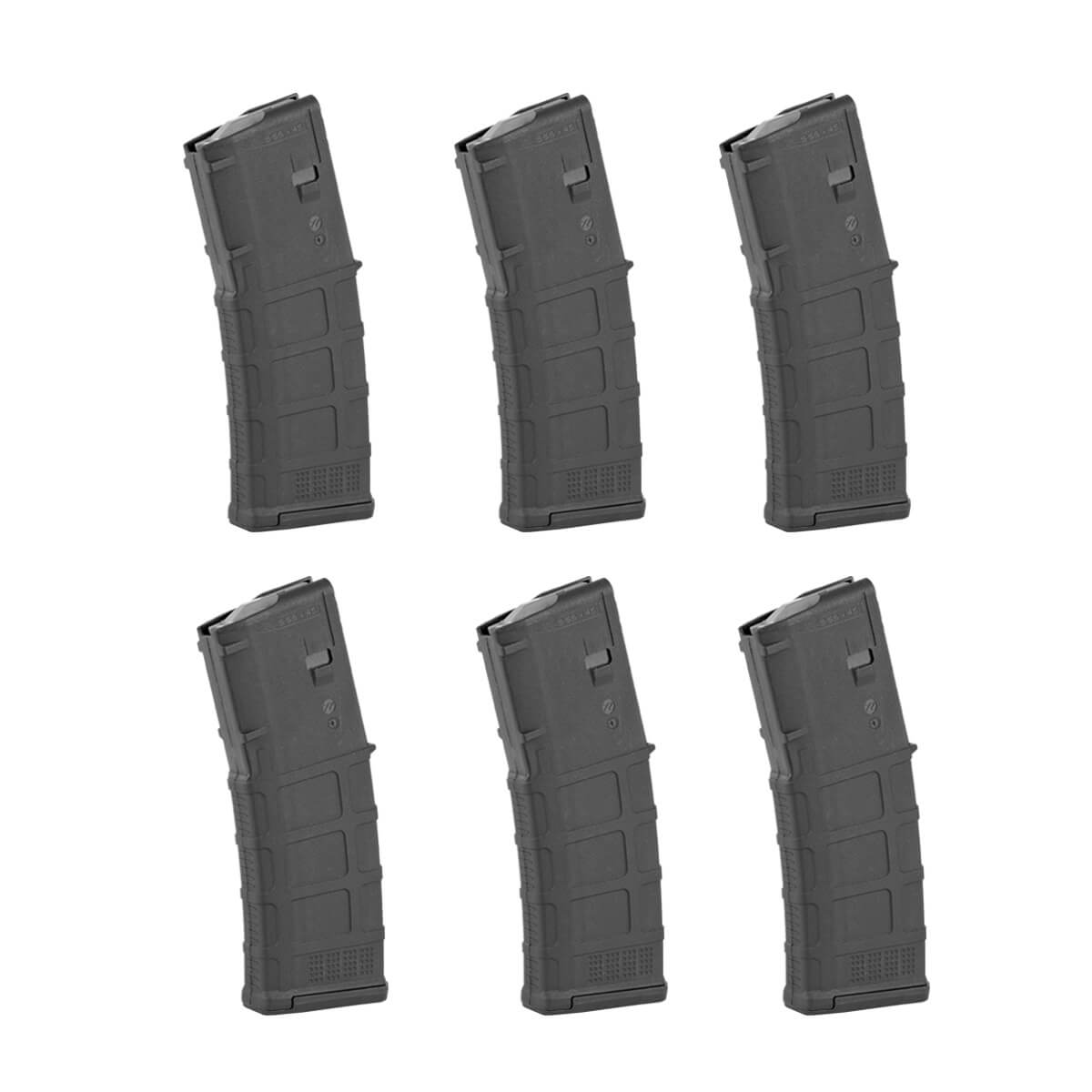 6-Pack - Magpul PMAG M3 30 Round - .223 / 5.56 NATO - MAG557 for AR 15