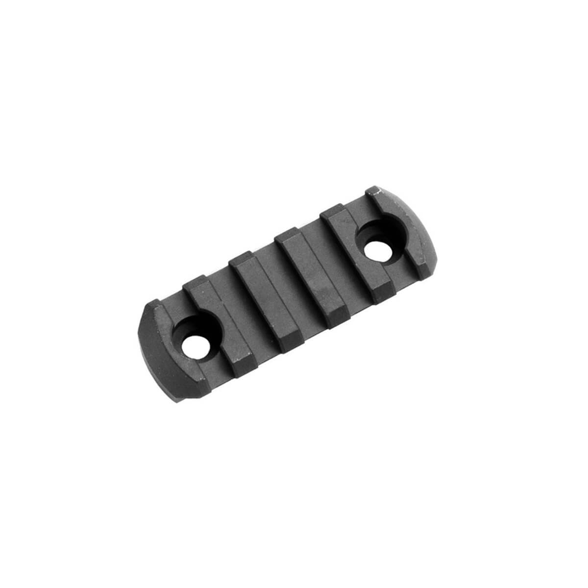 Pac Gotical 5 Slots M-LOK Polymer Rail Section for M Lok Handguard Three Slots Rail Picatinny Rail Set of 2 Pieces Polymer Material Import from Japan 