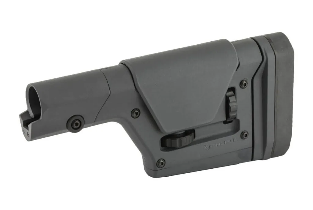 Not all of Magpul's stocks are so bare-bones. Their PRS line is highly adaptable.
