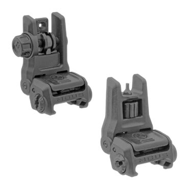 Magpul Gen 3 MBUS Front and Rear Sight Kit - Black