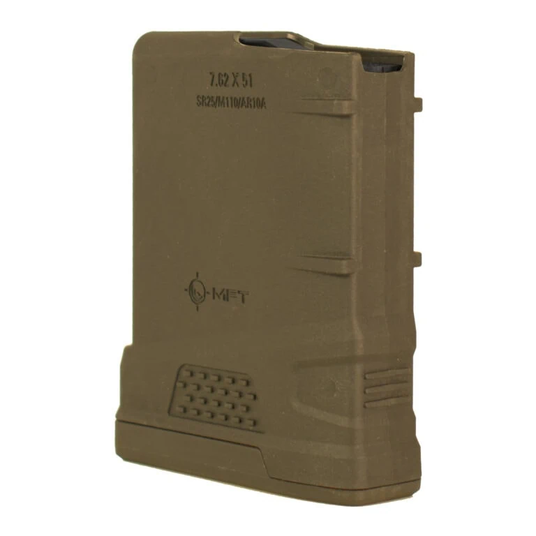 Open Box Return-Mission First Tactical Extreme Duty 10 Round AR-10 Magazine - .308 WIN - Scorched Dark Earth