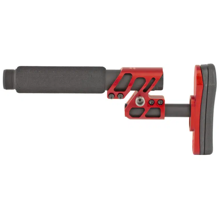 Open Box Return - Red- Odin Works Zulu Adjustable Stock With Secondary Buffer System