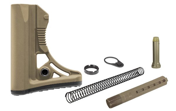 UTG PRO S3 Mil-Spec Buttstock Kit - All Parts Included - Buffer, Tube, Springs, & More