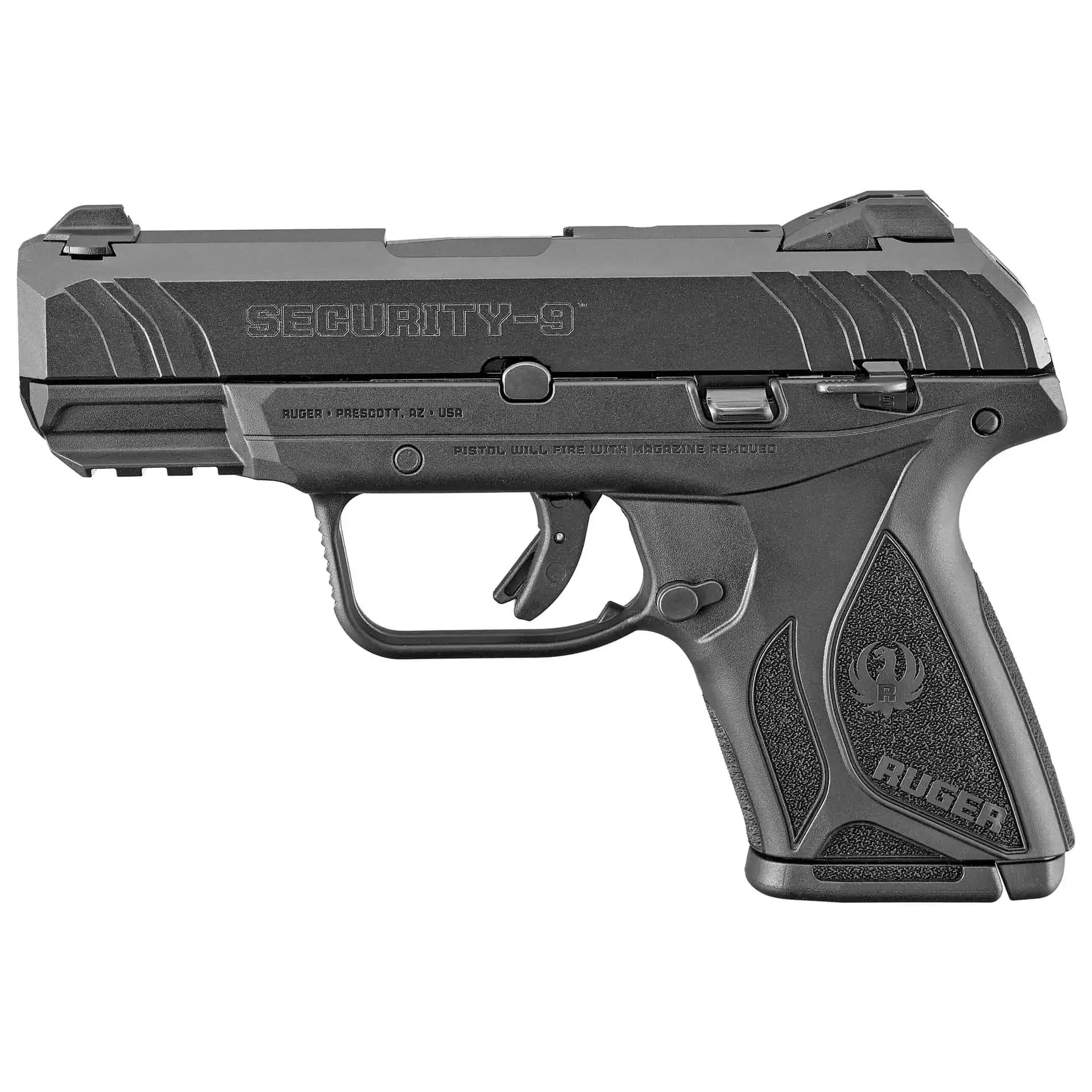 Ruger Security-9 Compact 9mm 3.4" Pistol - 10 Rounds - 3 Dot Sights