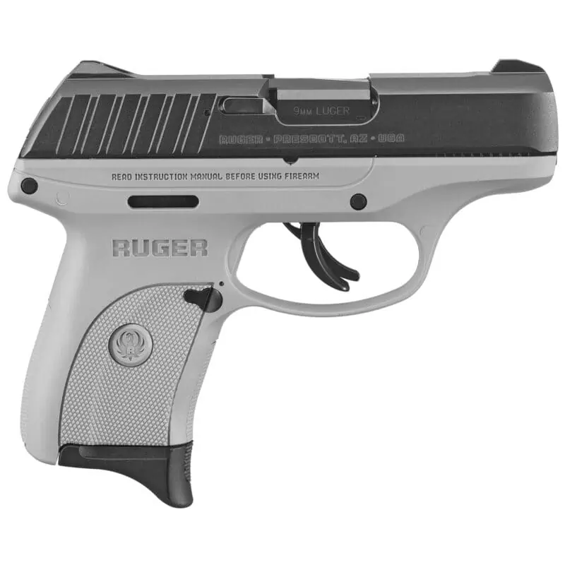Ruger EC9S 9mm 3.1" Pistol - 7 Rounds - Black/Gray