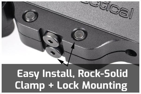 Easy Install Rock Solid Clamp and Lock Mounting