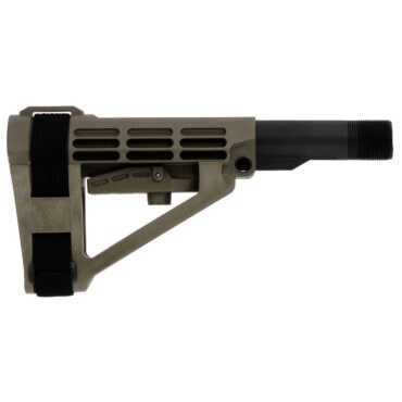 SB Tactical SBA4 Pistol Brace with Buffer Tube - OD Green