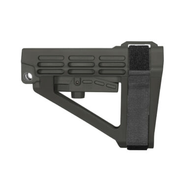 SB Tactical SBA4X AR-15 Pistol Brace - No Buffer Tube - Grey