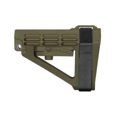 SB Tactical SBA4X AR-15 Pistol Brace - No Buffer Tube - ODG