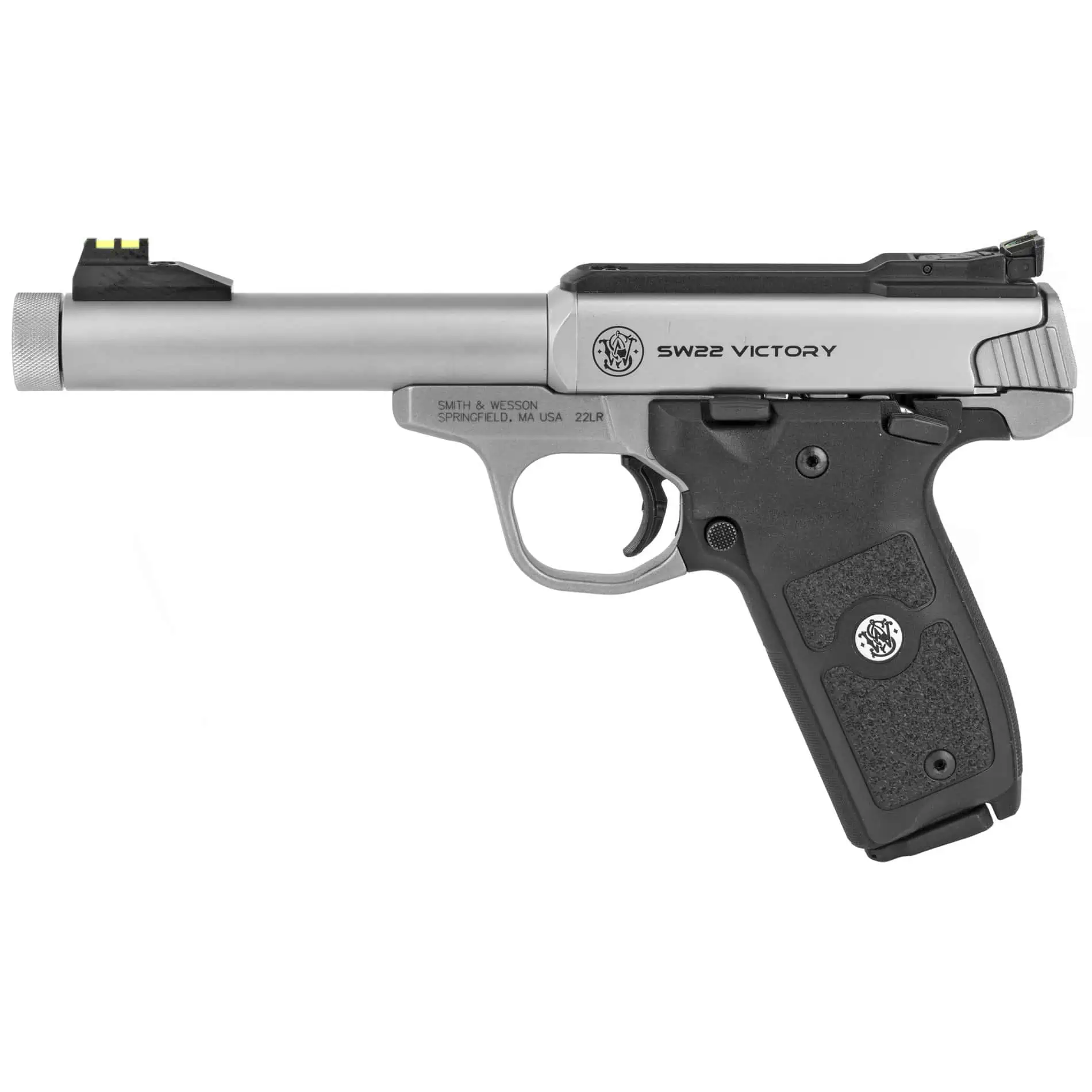S&W Victory 22LR 5.5" Pistol -10 Round - Stainless - Threaded Barrel