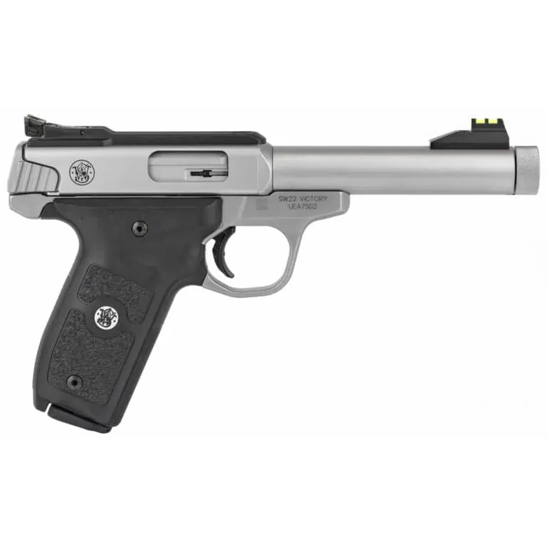 S&W Victory 22LR 5.5" Pistol -10 Round - Stainless - Threaded Barrel