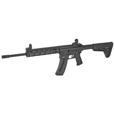 Smith & Wesson M&P15-22 AR-15 Rifle with Magpul Furniture & MBUS Folding Sights – 556 – 25 Round - Black
