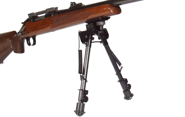 Swivel stud adapter allows scope to be mounted on traditional rifles.