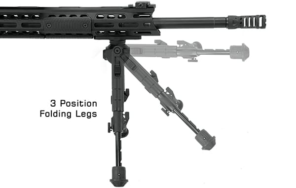 3 position folding legs for stable usage and storage