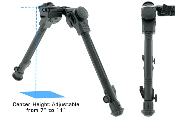Adjustable 7 to 11 inch center height