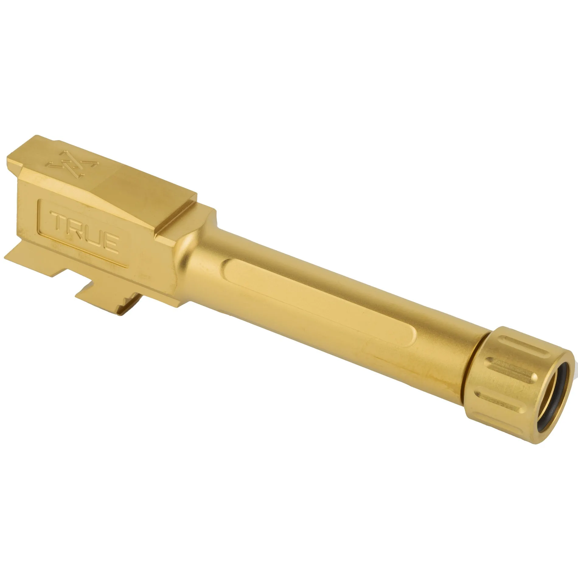 True Precision Threaded Barrel for Glock 43 and 43x Pistols - Gold