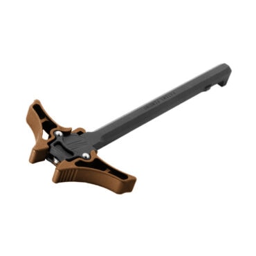 Timber Creek Outdoors Enforcer Ambidextrous AR-15 Charging Handle - Burnt Bronze - Large Lever