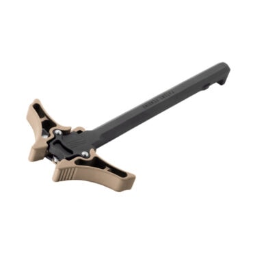 Timber Creek Outdoors Enforcer Ambidextrous AR-15 Charging Handle - Flat Dark Earth - Large Lever