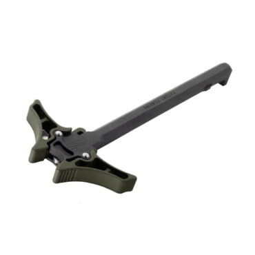 Timber Creek Outdoors Enforcer Ambidextrous AR-15 Charging Handle - OD Green - Large Lever