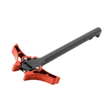 Timber Creek Outdoors Enforcer Ambidextrous AR-15 Charging Handle - Red - Large Lever