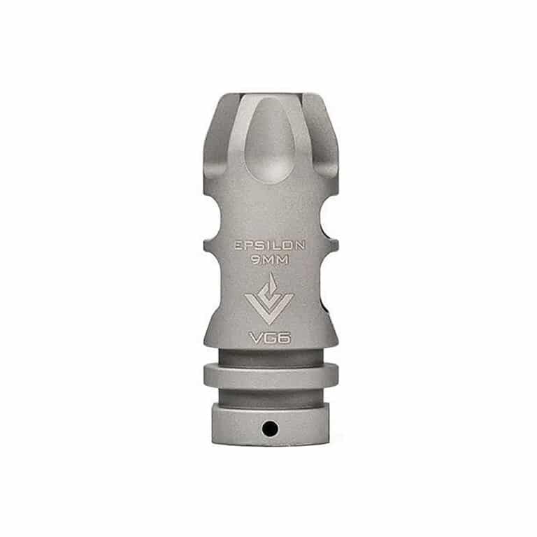 VG6 Epsilon 9mm 1/2x28 Bead Blasted - Muzzle Brake/Compensator/Flash Hider