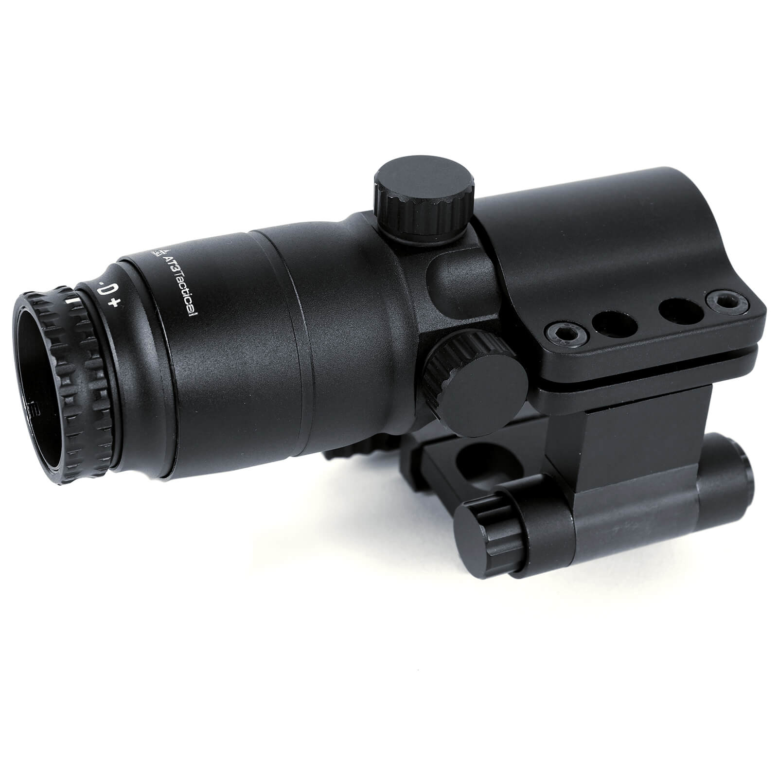 AT3 4xRDM 4x Red Dot Magnifier with Flip to Side QD Mount