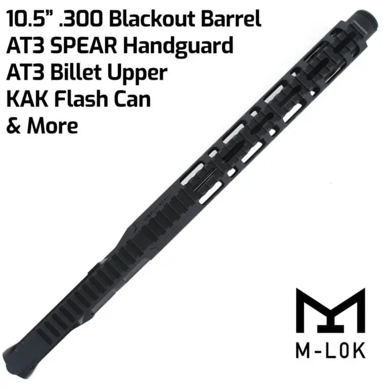 AT3 Tactical 300 Blackout Pistol Upper with 10.5" Ballistic Advantage Barrel
