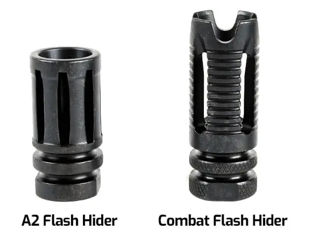 Complete Upper Muzzle Devices - A2 Flash Hider, Combat Flash Hider