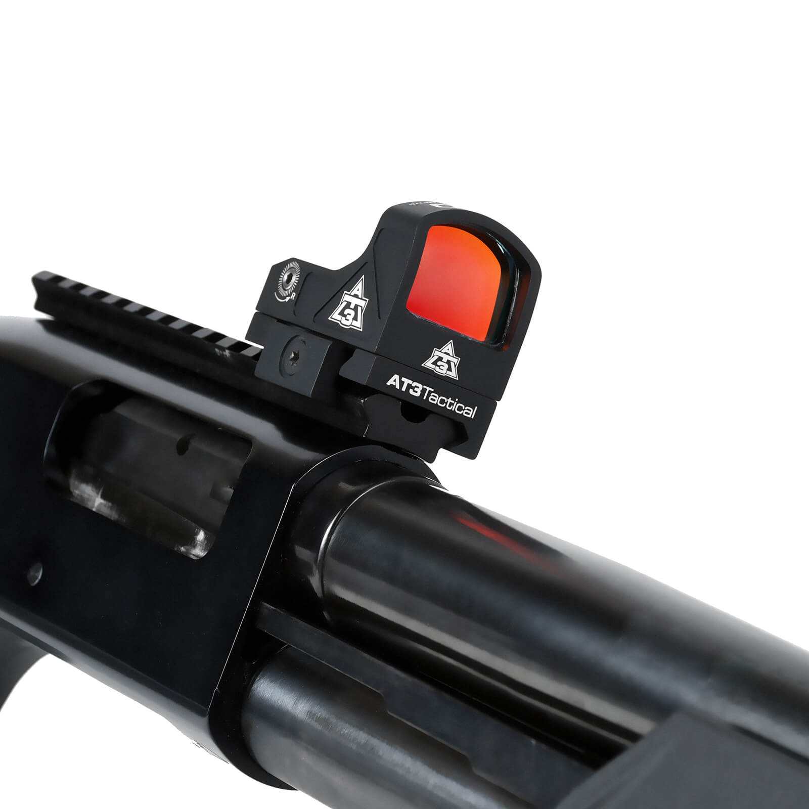 Shotgun Ade Advanced Optics Tactical Micro Compact Mini Open Reflex Red Dot Sight with Integral Weaver-picatinny Mount for Pistol/Rifle